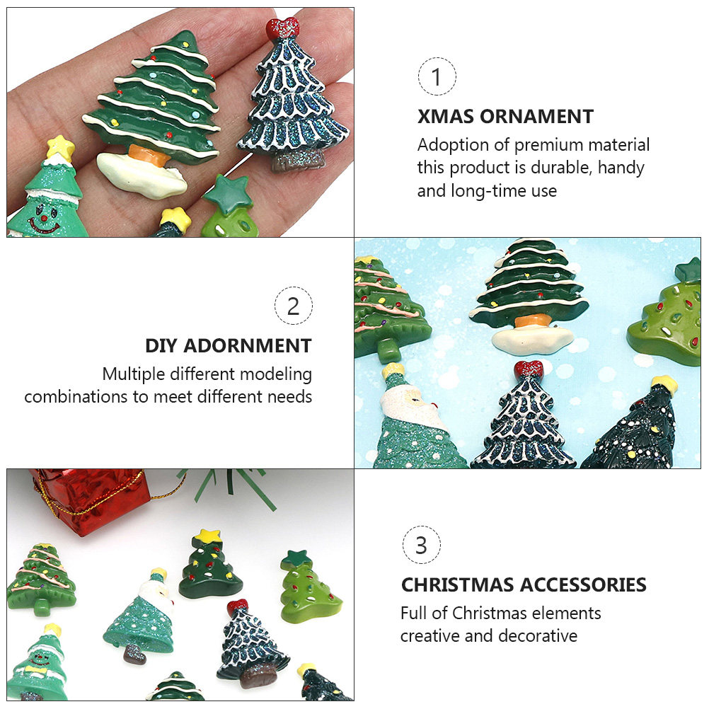 Conjunto de 20 Peças de Decora - Christmas Craft Embellishment avaliação e preço