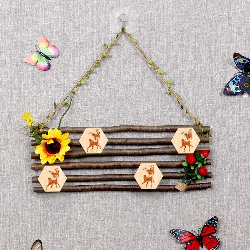 Fatias de Madeira Hexagonais d - Christmas Craft Embellishment avaliação e preço