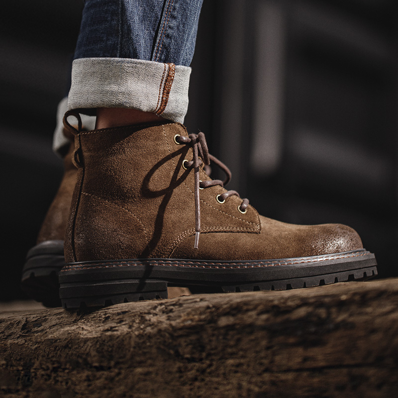 Maden botas masculinas vintage - Guipure Lace Panel avaliação e preço