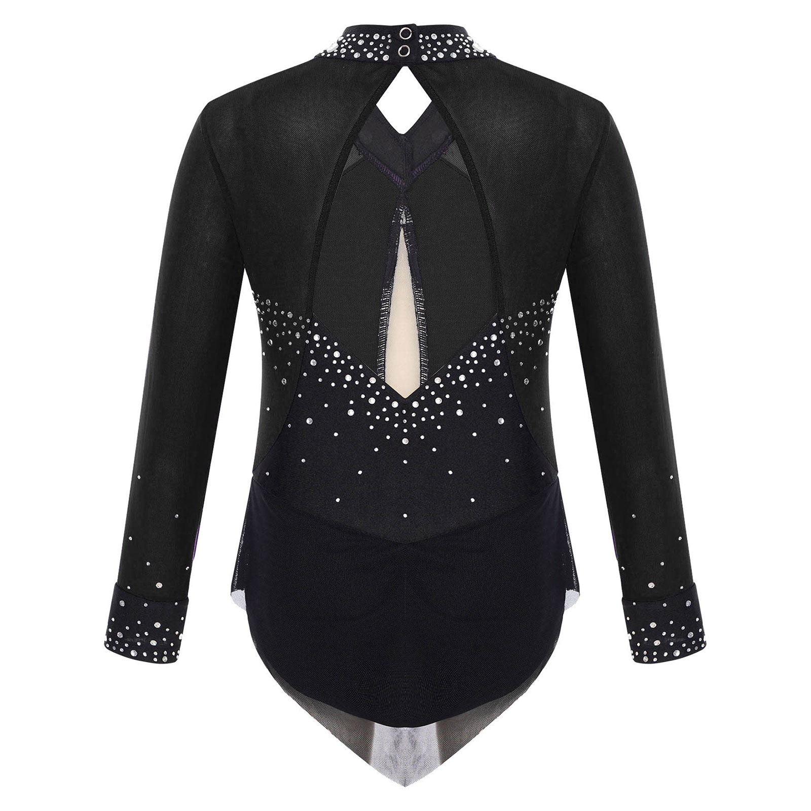 Crianças menina patinação artí - Rhinestone Banding Trim avaliação e preço